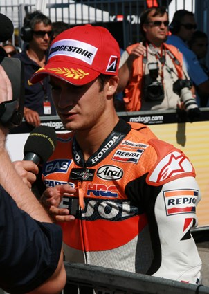 O Pedrosa μετά τον Αγώνα